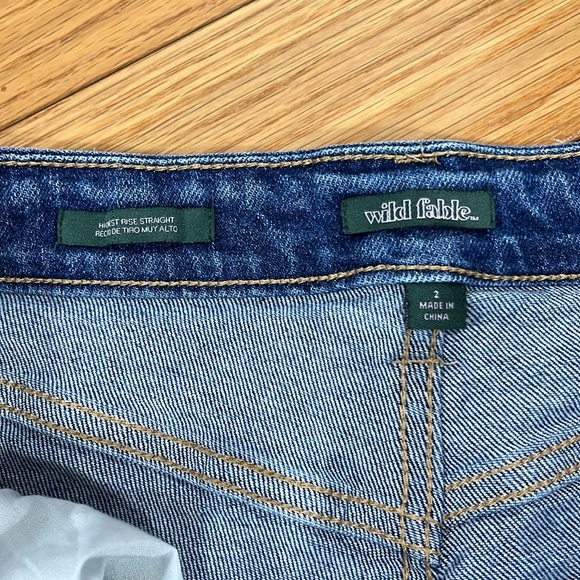 Wild Fable Highest Rise Straight Leg Jeans - Picture 7 of 9